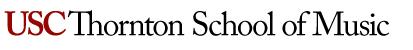 南加州大學桑頓音樂學院Thornton School of Music USC