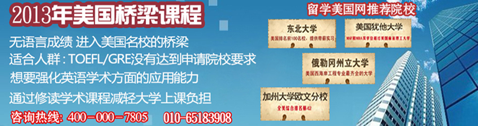 2013年美國橋梁課程